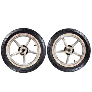 Yozma IN-10 Pro Chrome supermoto wheel set